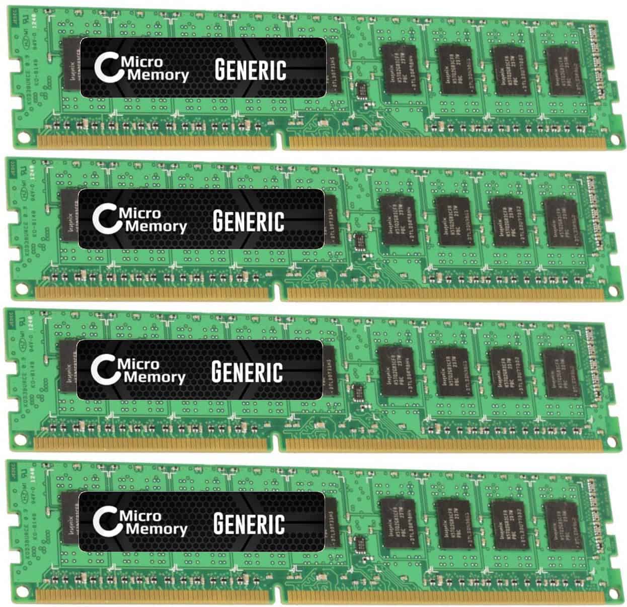 CoreParts 32GB DDR3 1600MHz kit geheugenmodule 4 x 8 GB ECC (MMD2623/32GB) thumbnail