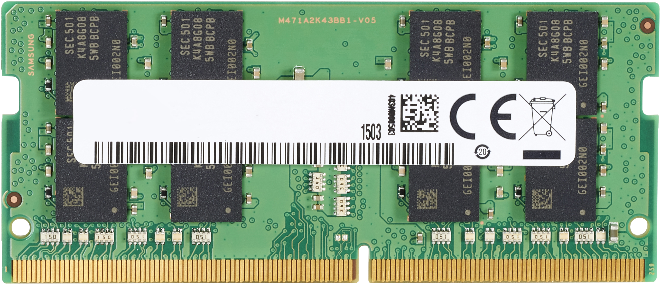 HP 4GB DDR4-3200 SODIMM geheugenmodule 1 x 4 GB 3200 MHz (13L79AA) thumbnail