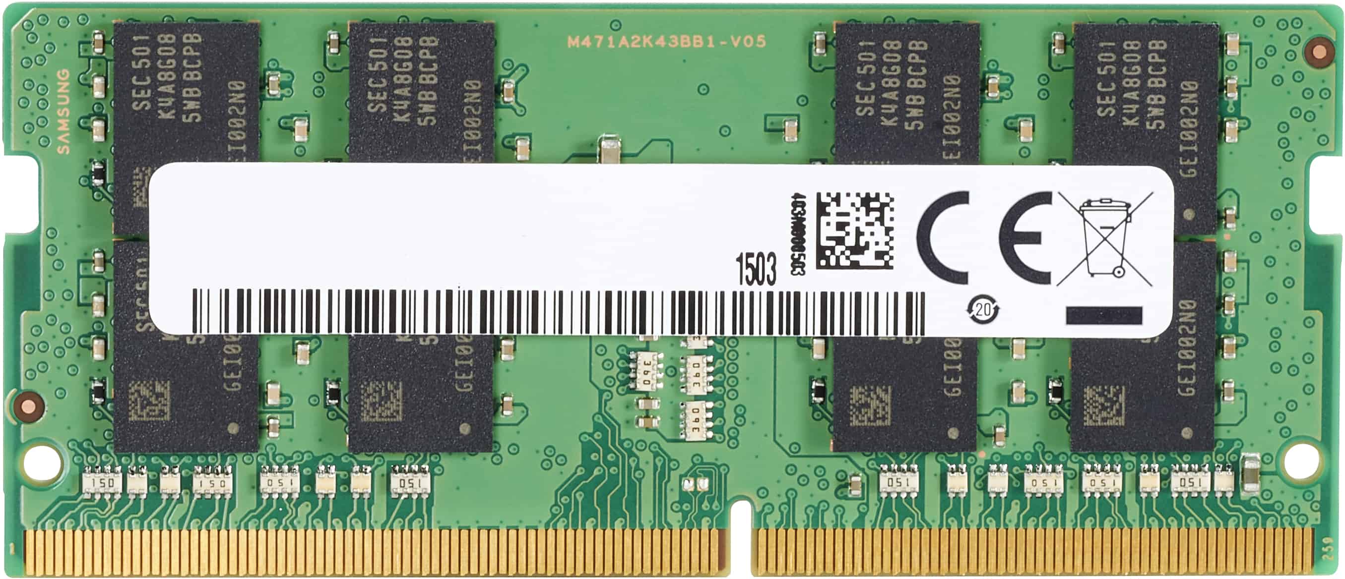 HP 4GB (1x4GB) 3200 DDR4 NECC SODIMM geheugenmodule (141J0AA) thumbnail