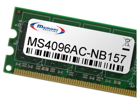 Memory Solution MS4096AC-NB157 geheugenmodule 4 GB (MS4096AC-NB157) thumbnail