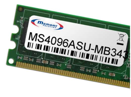 Memory Solution MS4096ASU-MB343 geheugenmodule 4 GB (MS4096ASU-MB343) thumbnail