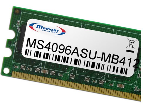 Memory Solution MS4096ASU-MB412 geheugenmodule 4 GB (MS4096ASU-MB412) thumbnail