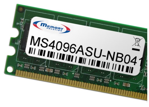 Memory Solution MS4096ASU-NB041 geheugenmodule 4 GB (MS4096ASU-NB041) thumbnail