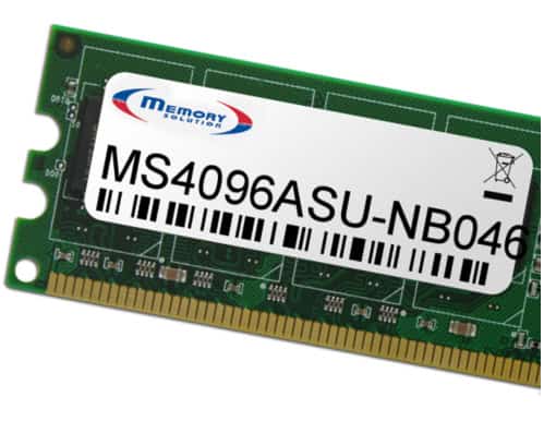 Memory Solution MS4096ASU-NB046 geheugenmodule 4 GB (MS4096ASU-NB046) thumbnail