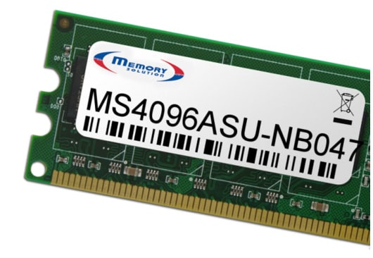 Memory Solution MS4096ASU-NB047 geheugenmodule 4 GB (MS4096ASU-NB047) thumbnail