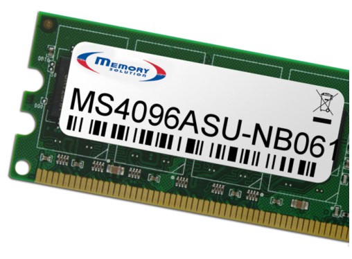 Memory Solution MS4096ASU-NB061 geheugenmodule 4 GB (MS4096ASU-NB061) thumbnail