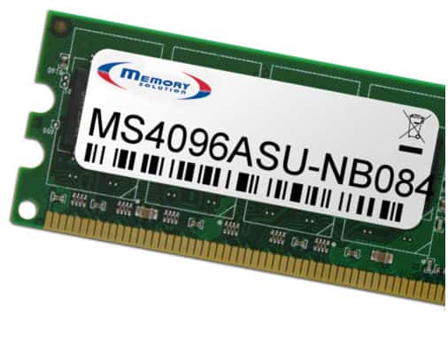 Memory Solution MS4096ASU-NB084 geheugenmodule 4 GB (MS4096ASU-NB084) thumbnail