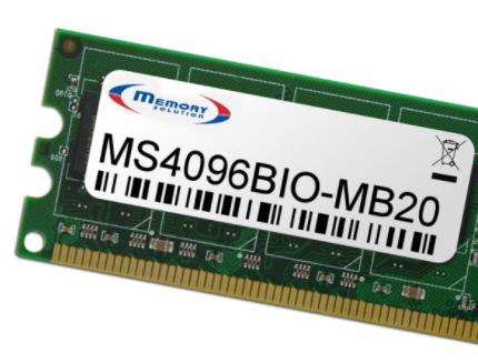 Memory Solution MS4096BIO-MB20 geheugenmodule 4 GB (MS4096BIO-MB20) thumbnail