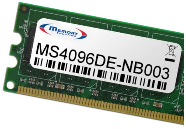 Memory Solution MS4096DE-NB003 geheugenmodule 4 GB (MS4096DE-NB003) thumbnail