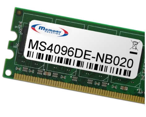 Memory Solution MS4096DE-NB020 geheugenmodule 4 GB (MS4096DE-NB020) thumbnail