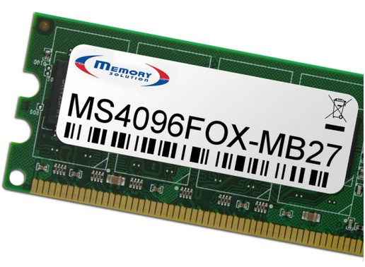 Memory Solution MS4096FOX-MB27 geheugenmodule 4 GB (MS4096FOX-MB27) thumbnail