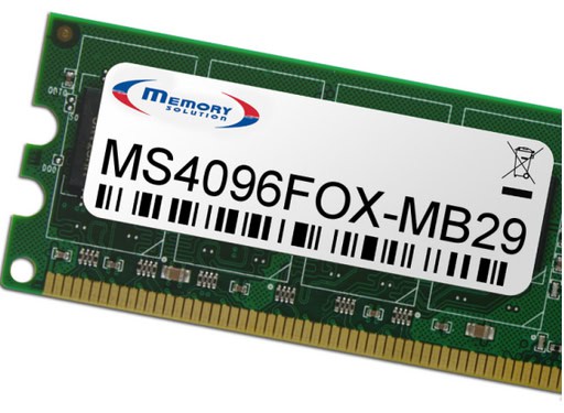 Memory Solution MS4096FOX-MB29 geheugenmodule 4 GB (MS4096FOX-MB29) thumbnail