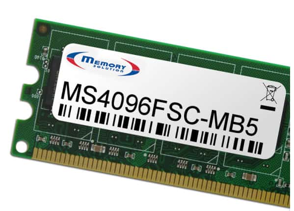 Memory Solution MS4096FSC-MB5 geheugenmodule 4 GB 1 x 4 GB (MS4096FSC-MB5) thumbnail