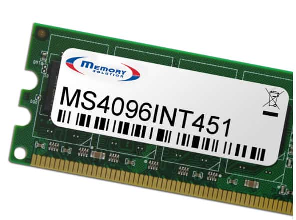 Memory Solution MS4096INT451 geheugenmodule 4 GB 1 x 4 GB (MS4096INT451) thumbnail