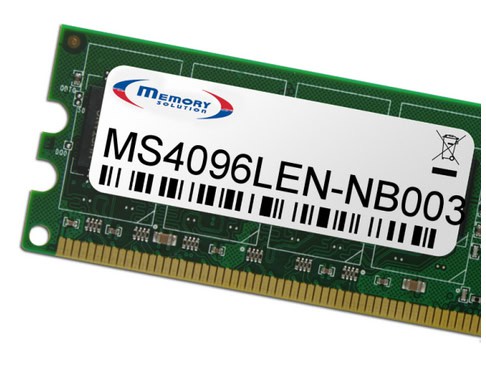 Memory Solution MS4096LEN-NB003 geheugenmodule 4 GB (MS4096LEN-NB003) thumbnail