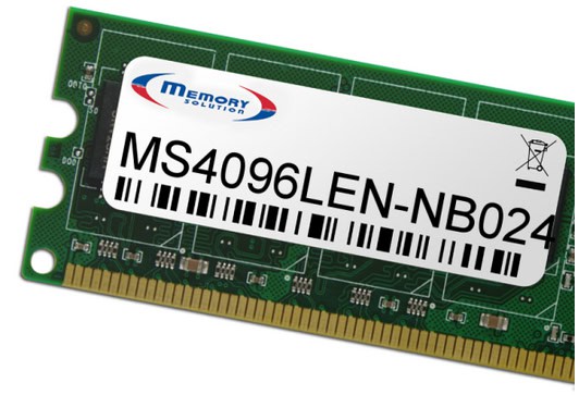 Memory Solution Speicherbausteine geheugenmodule 4 GB (MS4096LEN-NB024) thumbnail