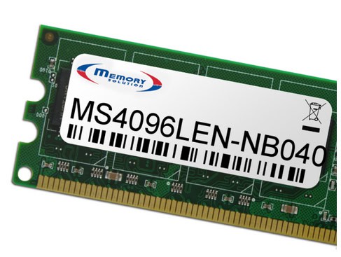 Memory Solution MS4096LEN-NB040 geheugenmodule 4 GB (MS4096LEN-NB040) thumbnail