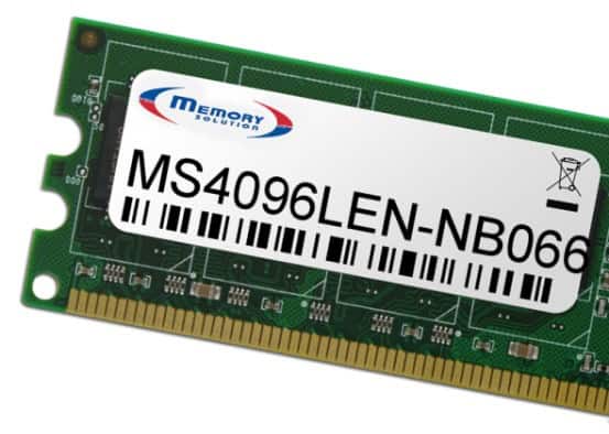 Memory Solution MS4096LEN-NB066 geheugenmodule 4 GB 1 x 4 GB (MS4096LEN-NB066) thumbnail