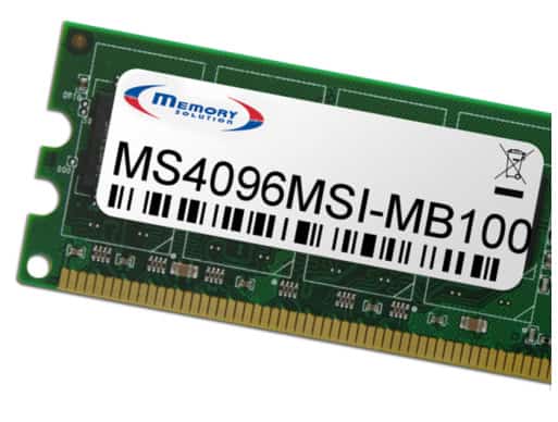 Memory Solution MS4096MSI-MB100 geheugenmodule 4 GB (MS4096MSI-MB100) thumbnail