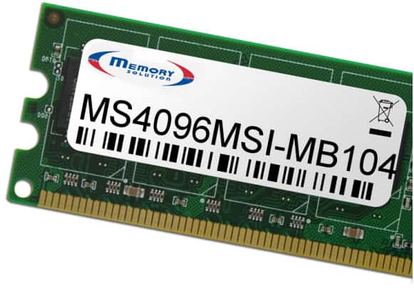 Memory Solution MS4096MSI-MB104 geheugenmodule 4 GB (MS4096MSI-MB104) thumbnail