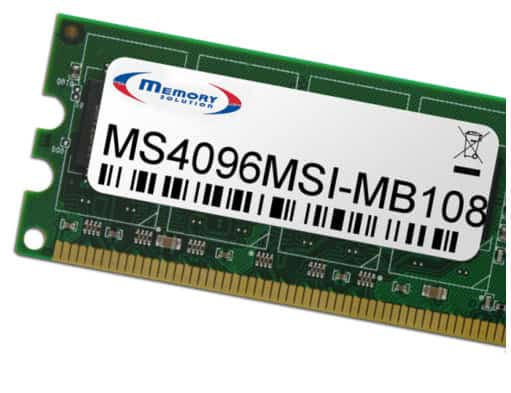 Memory Solution MS4096MSI-MB108 geheugenmodule 4 GB (MS4096MSI-MB108) thumbnail