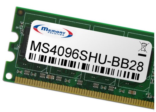 Memory Solution MS4096SHU-BB28 geheugenmodule 4 GB (MS4096SHU-BB28) thumbnail