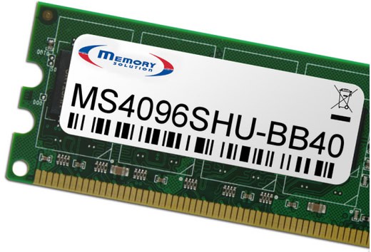 Memory Solution MS4096SHU-BB40 geheugenmodule 4 GB (MS4096SHU-BB40) thumbnail