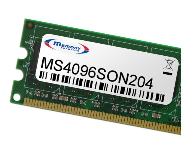 Memory Solution MS4096SON204 geheugenmodule 4 GB (MS4096SON204) thumbnail