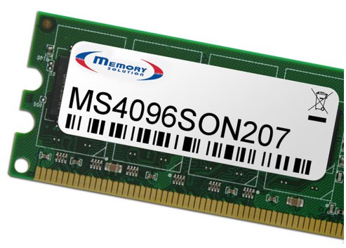 Memory Solution MS4096SON207 geheugenmodule 4 GB (MS4096SON207) thumbnail