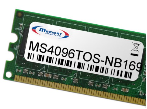 Memory Solution MS4096TOS-NB169 geheugenmodule 4 GB (MS4096TOS-NB169) thumbnail