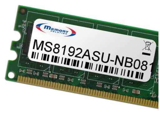 Memory Solution MS8192ASU-NB081 geheugenmodule 8 GB (MS8192ASU-NB081) thumbnail