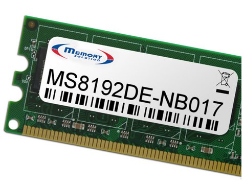 Memory Solution MS8192DE-NB017 geheugenmodule 8 GB (MS8192DE-NB017) thumbnail