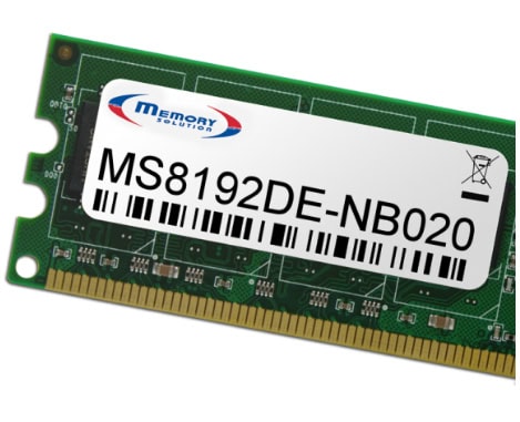 Memory Solution MS8192DE-NB020 geheugenmodule 8 GB (MS8192DE-NB020) thumbnail