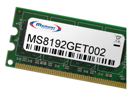 Memory Solution MS8192GET002 geheugenmodule 8 GB (MS8192GET002) thumbnail