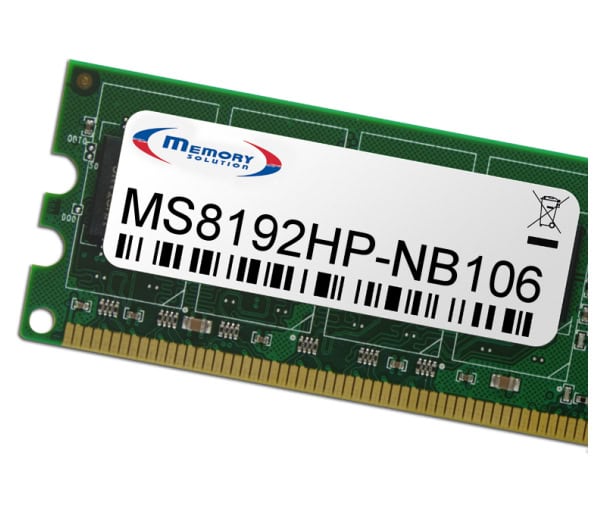 Memory Solution MS8192HP-NB106 geheugenmodule 8 GB (MS8192HP-NB106) thumbnail