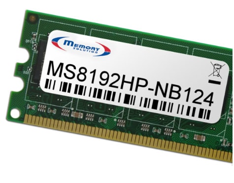 Memory Solution MS8192HP-NB124 geheugenmodule 8 GB (MS8192HP-NB124) thumbnail