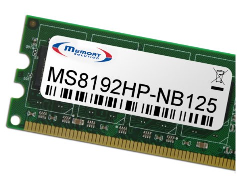 Memory Solution MS8192HP-NB125 geheugenmodule 8 GB (MS8192HP-NB125) thumbnail