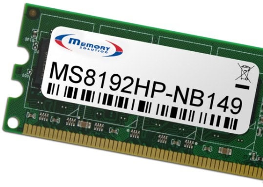 Memory Solution MS8192HP-NB149 geheugenmodule 8 GB 1 x 8 GB (MS8192HP-NB149) thumbnail