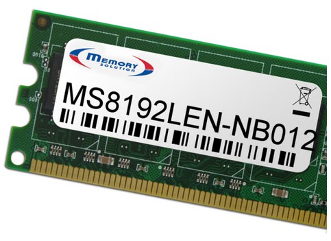 Memory Solution MS8192LEN-NB012 geheugenmodule 8 GB (MS8192LEN-NB012) thumbnail