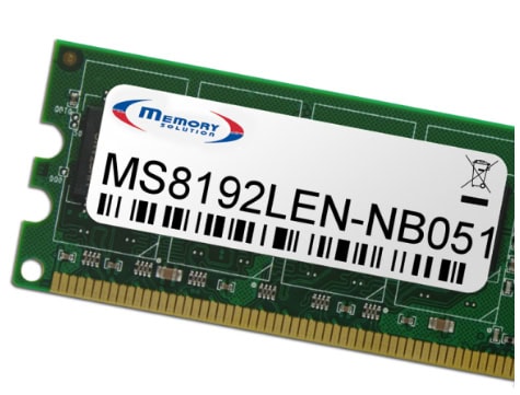 Memory Solution MS8192LEN-NB051 geheugenmodule 8 GB (MS8192LEN-NB051) thumbnail