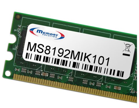 Memory Solution MS8192MIK101 netwerkapparatuurgeheugen 8 GB 1 stuk(s) (MS8192MIK101) thumbnail