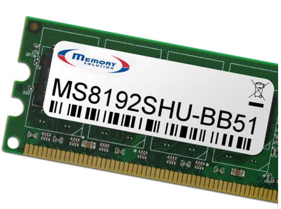 Memory Solution MS8192SHU-BB51 geheugenmodule 8 GB (MS8192SHU-BB51) thumbnail