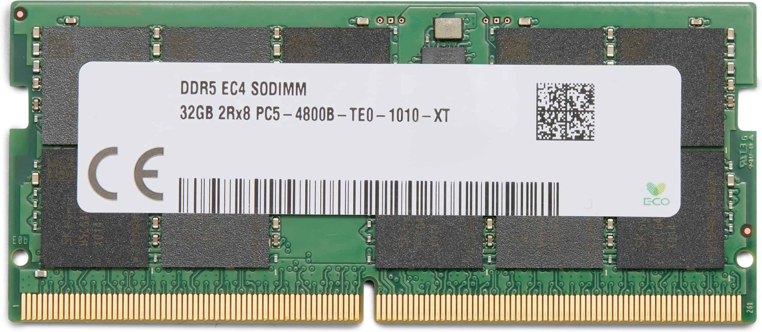 HP 32GB DDR5 (1x32GB) 4800 SODIMM ECC Memory geheugenmodule (4M9Y8AA) thumbnail