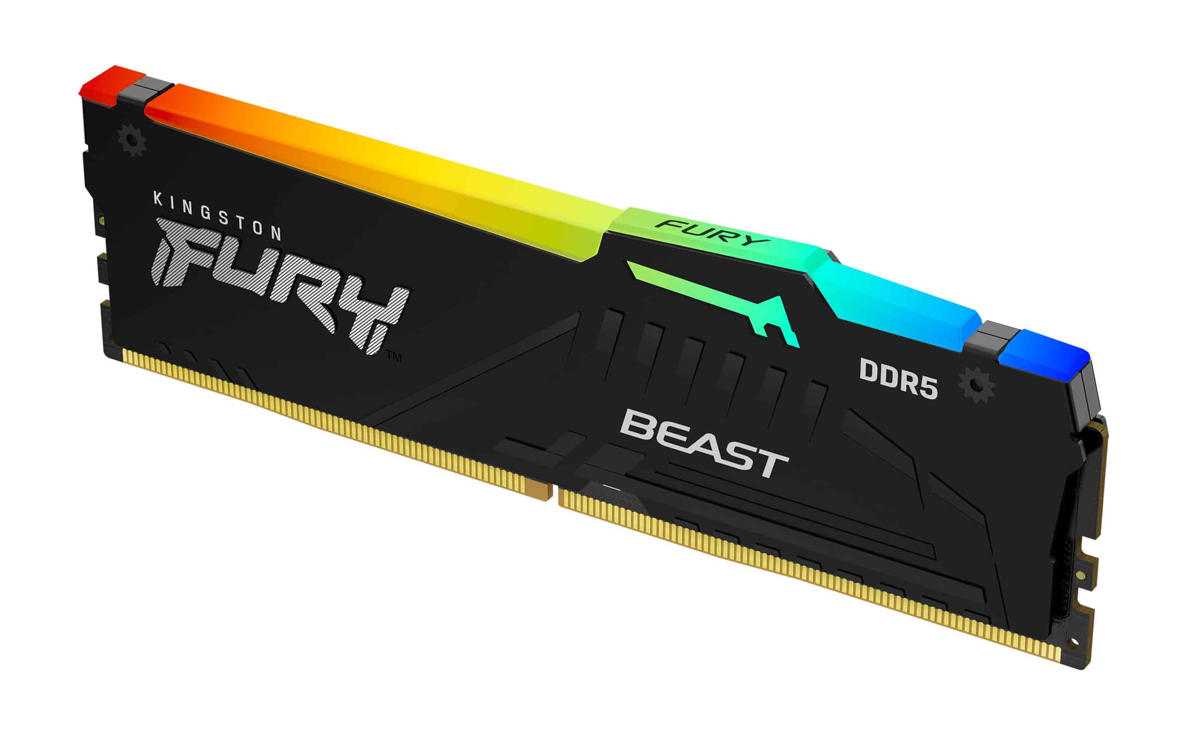 Kingston Technology FURY Beast 16GB 6000MT/s DDR5 CL30 DIMM RGB XMP (KF560C30BBA-16) thumbnail