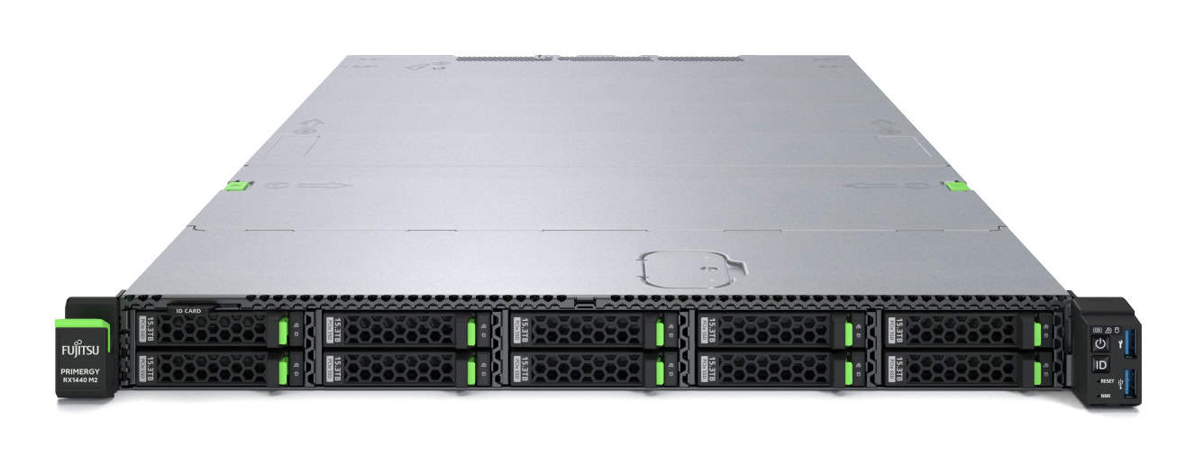 Fujitsu PRIMERGY RX1440 M2 server Rack (1U) AMD EPYC 9124 3 GHz 32 GB DDR5-SDRAM 900 W (VFY:R1442SC311IN) thumbnail