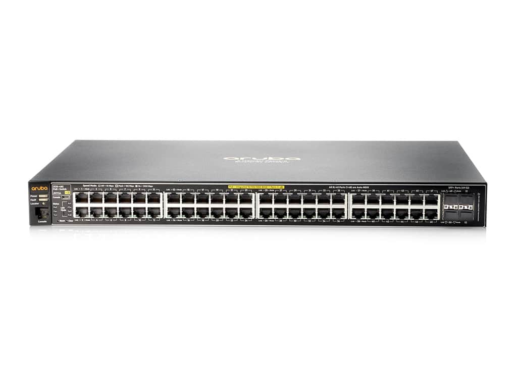 Aruba, a Hewlett Packard Enterprise company Aruba 2530 48 PoE+ Managed L2 Fast Ethernet (10/100) Power over Ethernet (PoE) 1U Grijs (J9778A#ABB) thumbnail