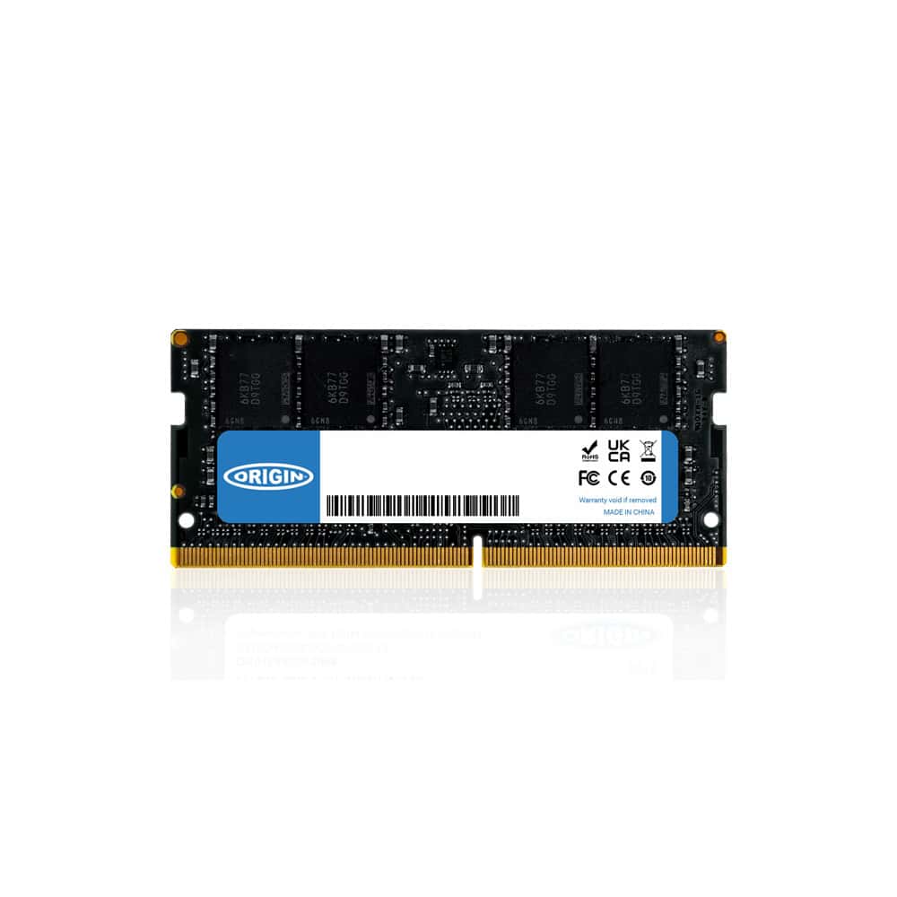 Origin Storage 32GB DDR4 3200MHz SODIMM 2RX8 Non-ECC 1.2V geheugenmodule 1 x 32 GB (OM32G43200SO2RX8NE12) thumbnail