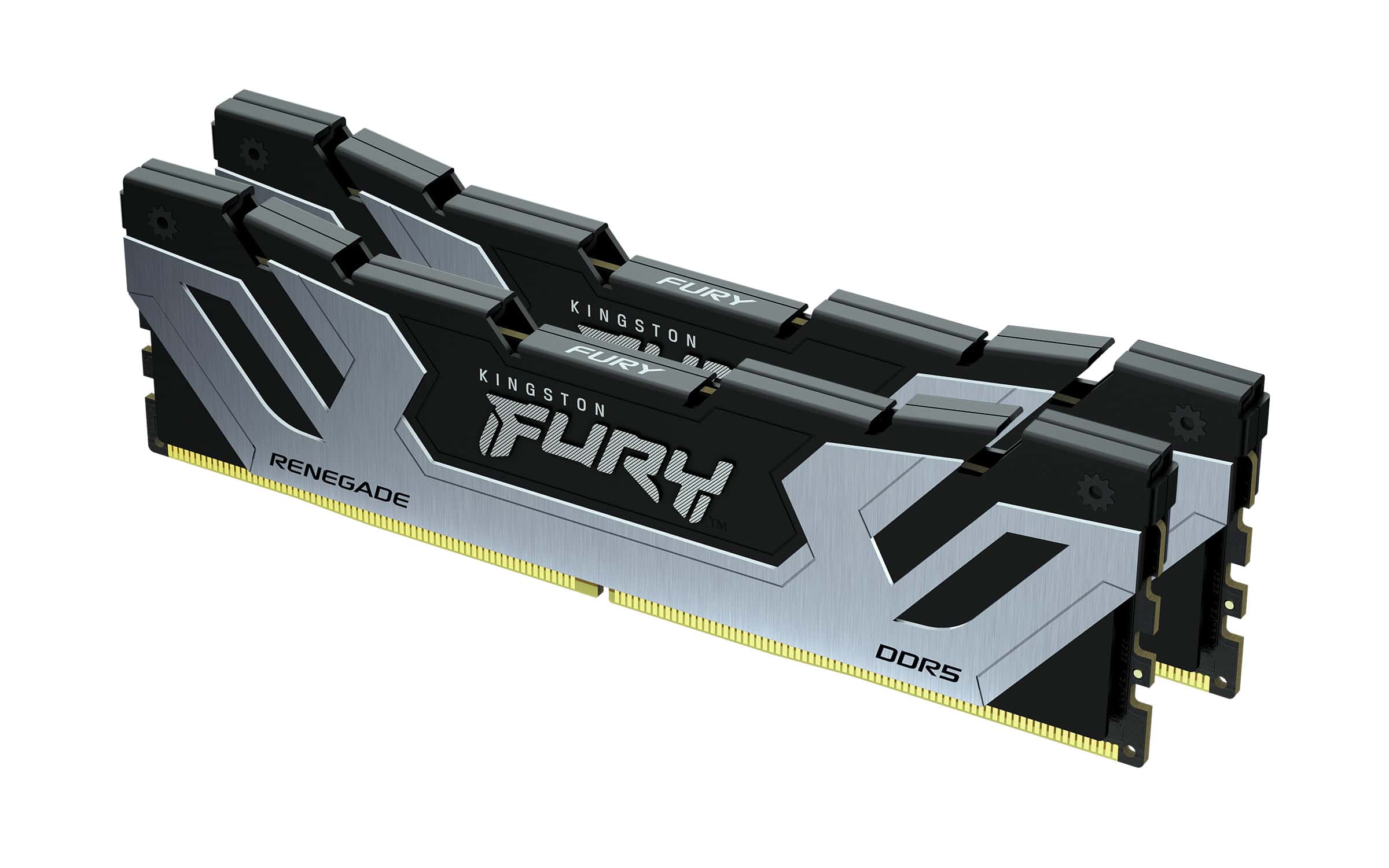 Kingston Technology FURY 24GB 8400MT/s DDR5 CL40 CUDIMM Renegade Silver XMP (KF584CU40RS-24) thumbnail