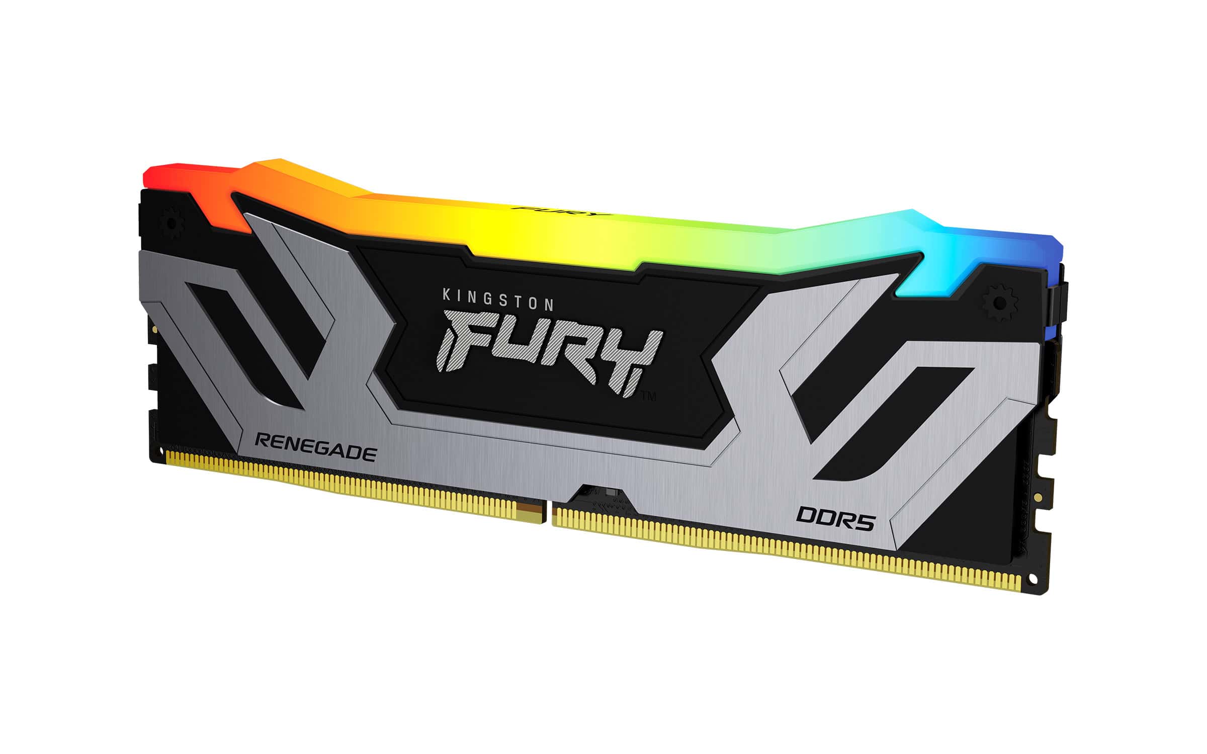 Kingston Technology FURY 24GB 8400MT/s DDR5 CL40 CUDIMM Renegade RGB Silver XMP (KF584CU40RSA-24) thumbnail