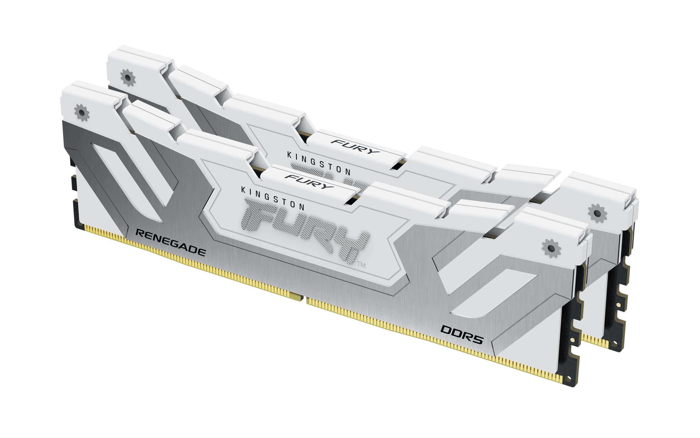 Kingston Technology FURY 48GB 8400MT/s DDR5 CL40 CUDIMM (set van 2) Renegade White XMP (KF584CU40RWK2-48) thumbnail